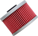 Oil Filter Red / Silver For Honda CB 300 F 2017-2018 - 38 MM