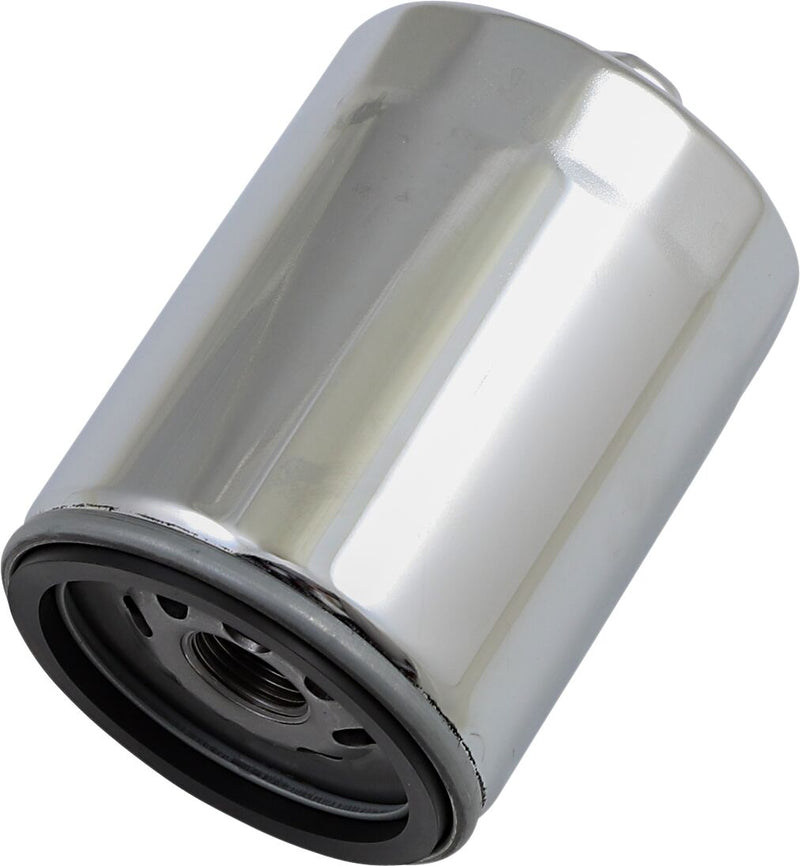 Filter Oil Chrome W/Nut M8