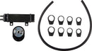Vertical Frame-Mount Oil Cooler Kit Black For Harley Davidson FLD 1690 ABS 2012-2016
