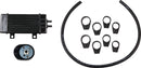 Vertical Frame-Mount Oil Cooler Kit Black For Harley Davidson FLH 1340 1984-1985