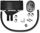 Oil Cooler Kit Black For Harley Davidson FLD 1690 2012-2013