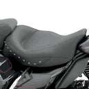 Studded Super Wide Solo Seat Black For Harley Davidson FLH 1868 ABS 2021 - 44.5 CM