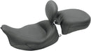 Vintage Super Solo Vinyl Seat With Removable Driver Backrest Black For Harley Davidson FLH 1868 ABS 2021 - 18 CM