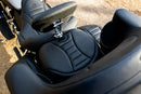 One-Piece Deluxe 2-Up Touring Seat Black For Harley Davidson FLH 1868 ABS 2021 - 44.5 CM