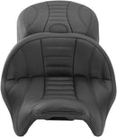 One-Piece Vintage 2-Up Touring Seat Black For Harley Davidson FLRT 1690 2015-2016 - 35 CM