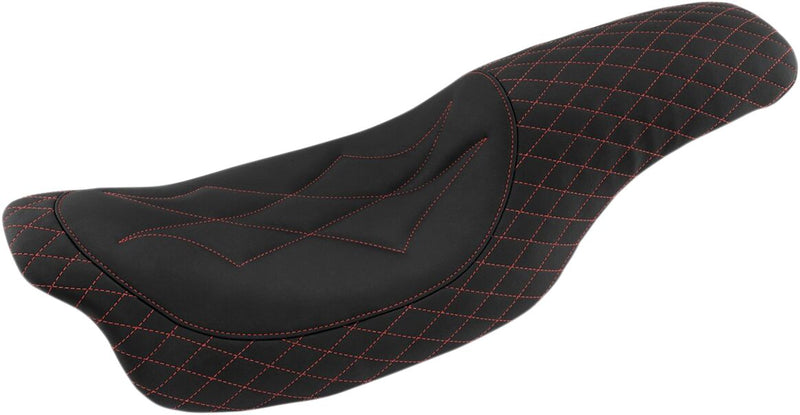 Revere Journey Seat Black / Red For Harley Davidson FLH 1868 ABS 2021