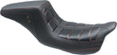 Squareback One-Piece Seat Black / Red For Harley Davidson FLH 1868 ABS 2021