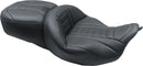 One-Piece Deluxe Touring Seat With Removable Backrest Option Black / Grey For Harley Davidson FLH 1868 ABS 2021