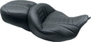 One-Piece Deluxe Touring Seat With Removable Backrest Option Black / Grey For Harley Davidson FLH 1868 ABS 2021