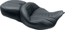 One-Piece Deluxe Touring Seat With Removable Backrest Option Black / Blue For Harley Davidson FLH 1868 ABS 2021