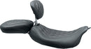 Wide Tripper Solo Seat With Removable Driver Backrest Black / Grey For Harley Davidson FLH 1868 ABS 2021