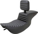 Tour Step-Up Seat Black For Harley Davidson FLHR 1450 - 38 CM