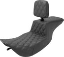 Tour Step-Up Seat Black For Harley Davidson FLHR 1584 - 39.5 CM