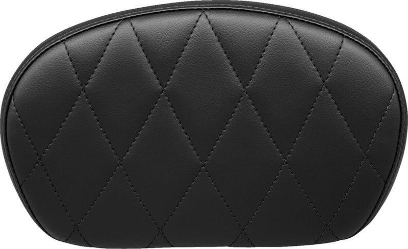 Sissy Bar Pad Dull Diamond Medium Black For Harley Davidson FLDE 1750 ABS