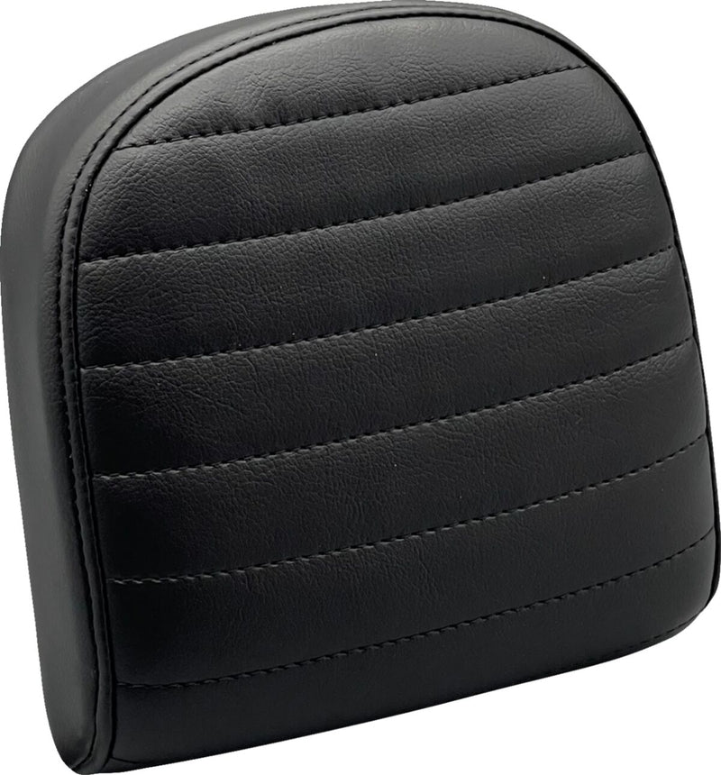 Sissy Bar Pad Pleated Dull Small Black For Harley Davidson FLDE 1750 ABS