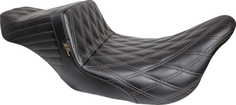 Tailwhip Seat Black / Brown For Harley Davidson FLH 1868 ABS
