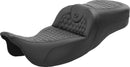 Honeycomb Roadsofa™ Seat Black For Harley Davidson FLHFB 1868 ABS - 44.5 CM