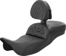 Honeycomb Roadsofa™ Seat Black For Harley Davidson FLH 1868 ABS - 78.5 CM