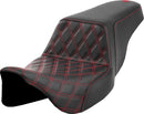 Lattice Stitch Step-Up Seat Black For Harley Davidson FLHR 1690 - 30.5 CM