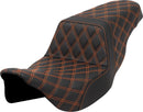 Lattice Stitch Step-Up Seat Black For Harley Davidson FLHR 1690 ABS - 30.5 CM