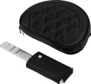 Roadsofa™ Lattice Stitch Seat Black / Grey For Harley Davidson FLHR 1584 - 38 CM