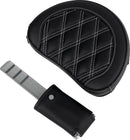 Roadsofa™ Lattice Stitch Seat Black / White For Harley Davidson FLHR 1584 - 78.5 CM