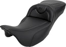 Roadsofa™ Carbon Fiber Seat Black For Harley Davidson FLHR 1584 ABS - 37 CM