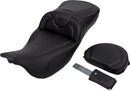 Roadsofa™ Carbon Fiber Seat Black For Harley Davidson FLHR 1584 - 37 CM
