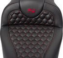 Honeycomb Roadsofa™ Seat Black For Harley Davidson FLHR 1690 ABS - 33 CM