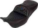 Honeycomb Roadsofa™ Seat Black For Harley Davidson FLH 1868 ABS - 33 CM