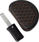 Honeycomb Roadsofa™ Seat Black / Orange For Harley Davidson FLH 1868 ABS - 39.5 CM