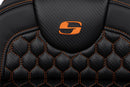 Honeycomb Roadsofa™ Seat Black For Harley Davidson FLHR 1584 ABS - 44.5 CM