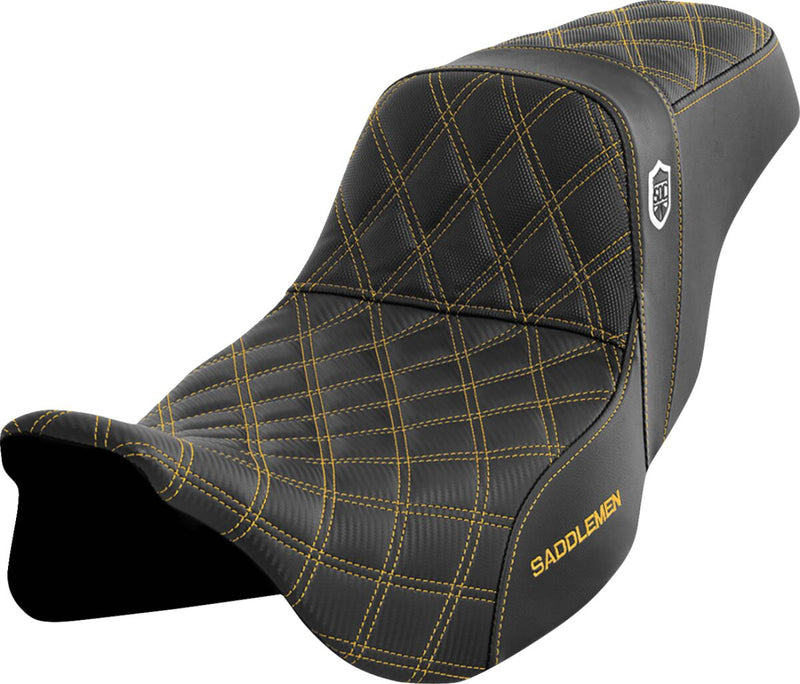 Pro Series SDC Performance Grip Seat Black For Harley Davidson FLHR 1584 ABS - 42 CM