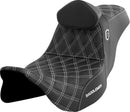 Pro Series SDC Performance Grip Seat Black / White For Harley Davidson FLH 1868 ABS - 76 CM
