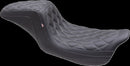 Double Diamond Squareback Seat Black / Grey For Harley Davidson FLH 1868 ABS 2021