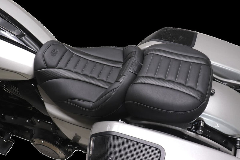 Deluxe Touring Solo Seat Black For Harley Davidson FLHX 1923 ABS 2024-2025
