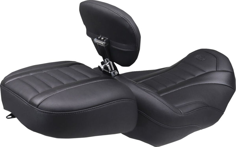 Deluxe Touring Solo Seat Black / Grey For Harley Davidson FLHX 1923 ABS 2024-2025