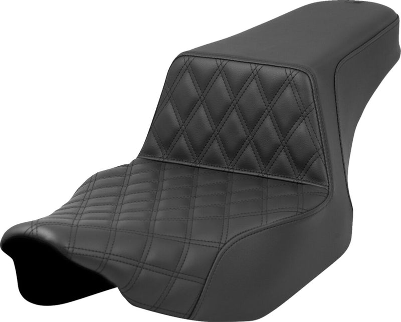 Step-Up Seat Black For Harley Davidson FLTRK 1868 ABS - 38 CM