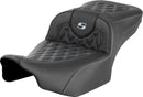 Roadsofa™ Extended Reach Seat Black For Harley Davidson FLTRKSE 1923 ABS - 44.5 CM