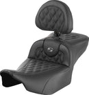Roadsofa™ Extended Reach Seat Black / Grey For Harley Davidson FLHX 1923 ABS - 77.5 CM