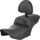 Roadsofa™ Extended Reach Seat With Backrest Carbon Fiber For Harley Davidson FLHX 1923 ABS - 44.5 CM