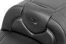 Roadsofa™ Extended Reach Seat With Backrest Carbon Fiber For Harley Davidson FLHX 1923 ABS - 44.5 CM