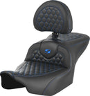Honeycomb Roadsofa™ Seat Black For Harley Davidson FLTRK 1868 ABS - 40.5 CM