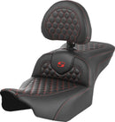 Honeycomb Roadsofa™ Seat Black For Harley Davidson FLHX 1923 ABS - 40.5 CM
