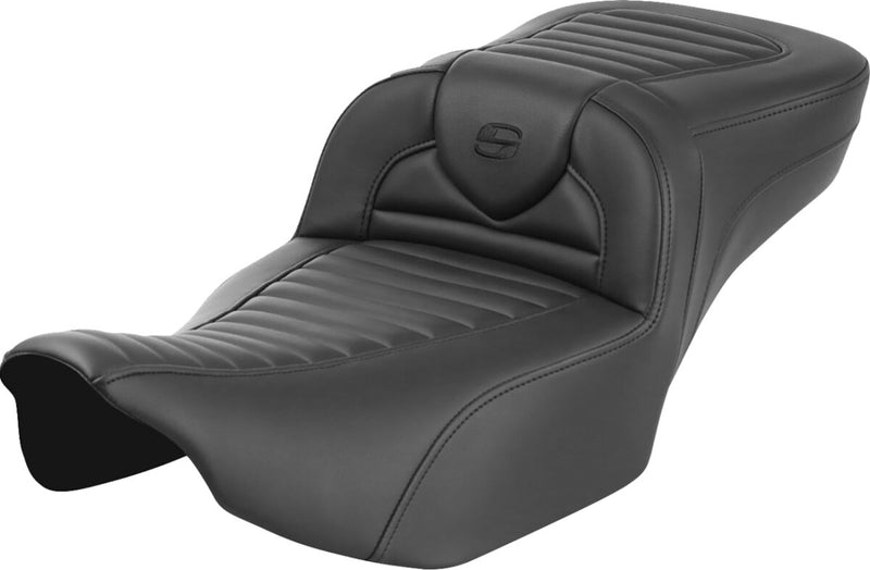 Roadsofa™ Extended Reach Seat Black For Harley Davidson FLTRT 1868 ABS - 77.5 CM