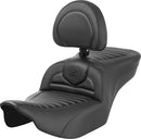 Roadsofa™ Seat Black For Harley Davidson FLHX 1923 ABS - 33 CM