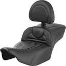 Roadsofa™ Extended Reach Seat Black For Harley Davidson FLHX 1923 ABS - 77.5 CM