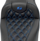 Roadsofa™ Lattice Stitch Seat Black For Harley Davidson FLTRK 1868 ABS - 77.5 CM