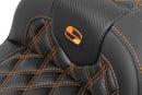 Roadsofa™ Lattice Stitch Seat Black For Harley Davidson FLHX 1923 ABS - 40.5 CM