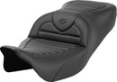 Roadsofa™ Standard Reach Seat Black For Harley Davidson FLH 1868 ABS - 78.5 CM